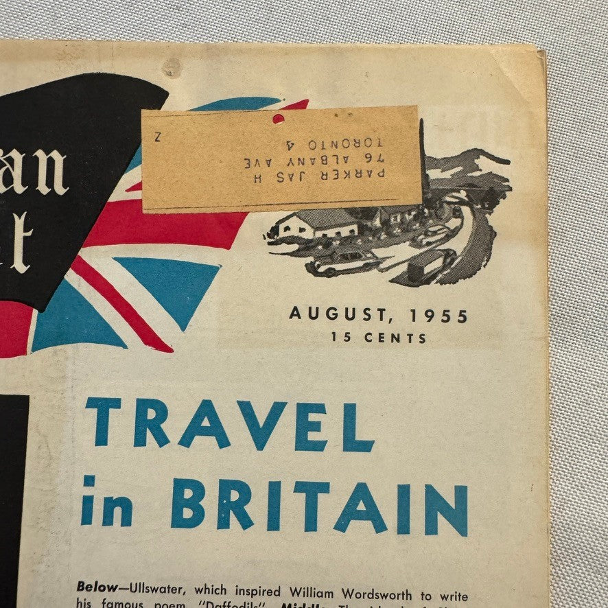 1955 Canadian Motorist Magazine General Motors Parade of Progress Futureliner +