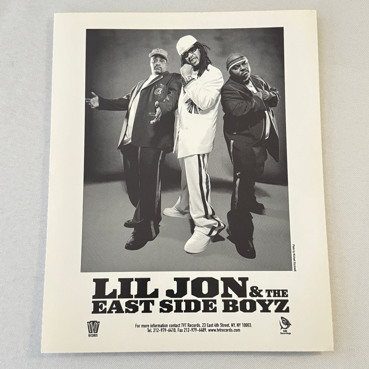 Lil John and the East Side Boyz Music Publicity Press Photo Photograph Hip Hop