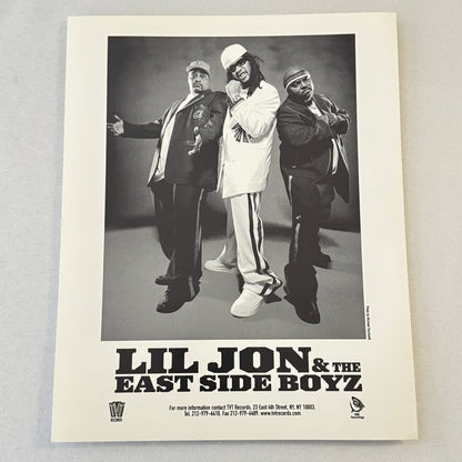 Lil John and the East Side Boyz Music Publicity Press Photo Photograph Hip Hop