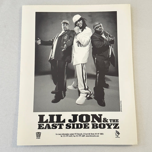 Lil John and the East Side Boyz Music Publicity Press Photo Photograph Hip Hop