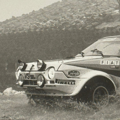 1980 Rallye Monte Carlo Press Photo Photograph DPPI Fiat Ritmo 75 Car Rally