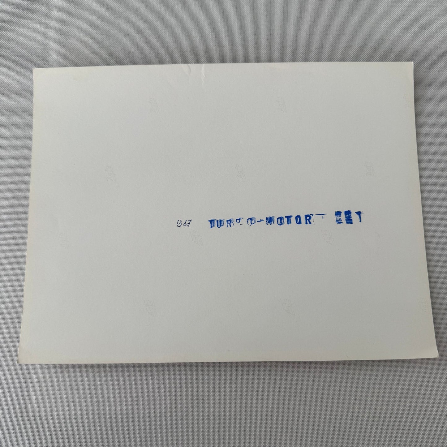 Porsche 917 Turbo Racing Engine Motor Photo Photograph Print Race Car