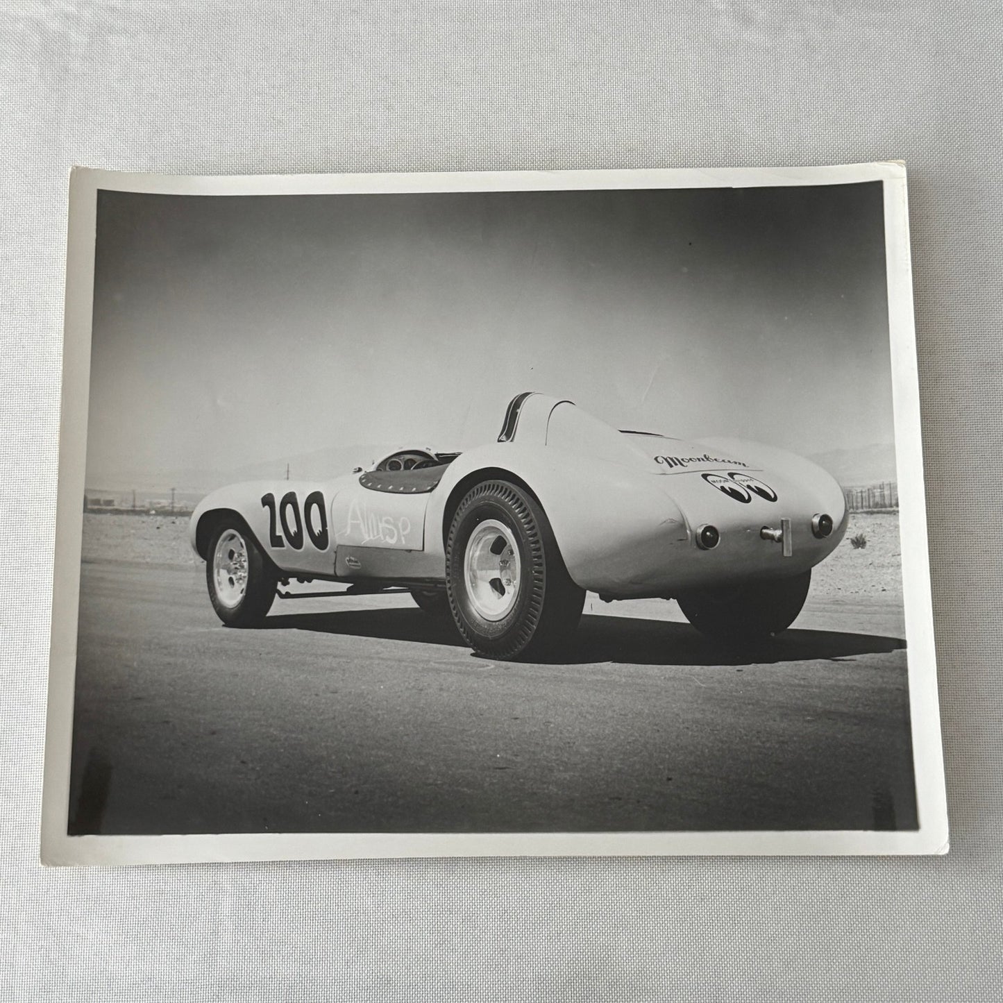 Vintage Dragster Drag Racing Photo Photograph Dean Moon Moonbeam Devin Car