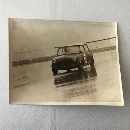 Vintage Austin Mini Racing Car Photo Photograph Print 