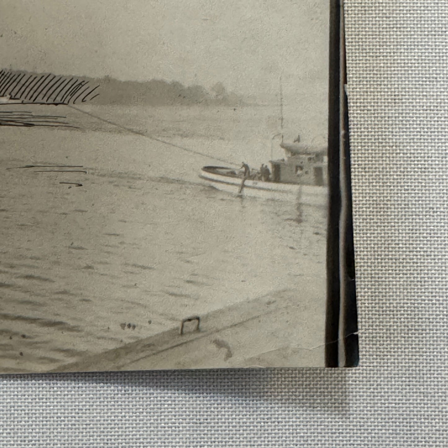 Vintage Boat Photo Photograph Royal Eduouard Steamer Steam Ship
