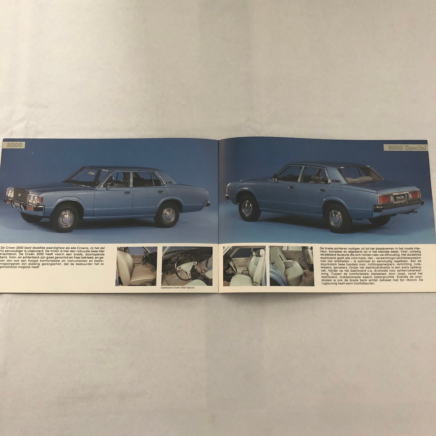 Vintage Toyota Crown Car Sales Brochure Catalog GERMAN TEXT European 2000 2600
