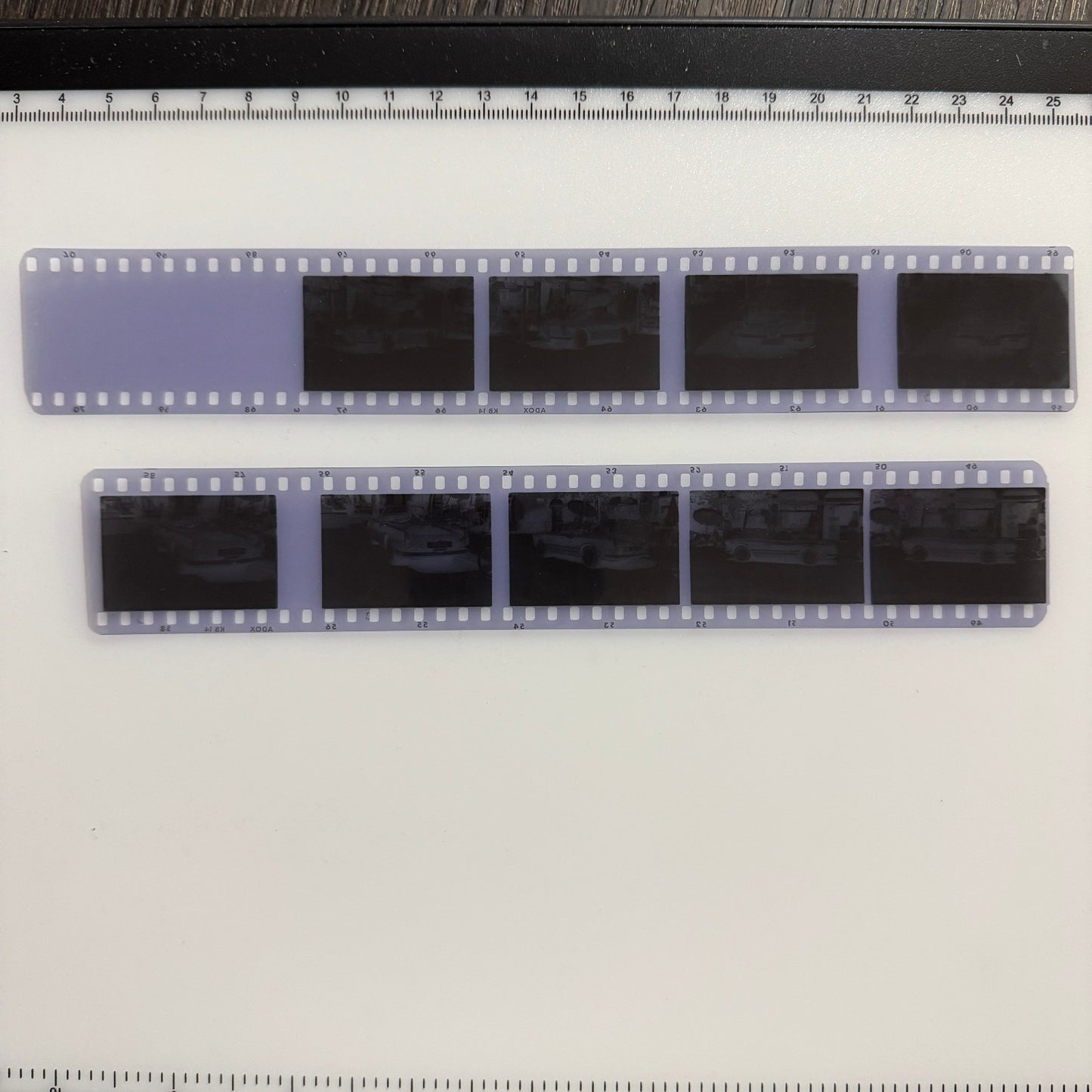 Alfa Romeo Photo NEGATIVES Convertible Car Negative Lot Vintage