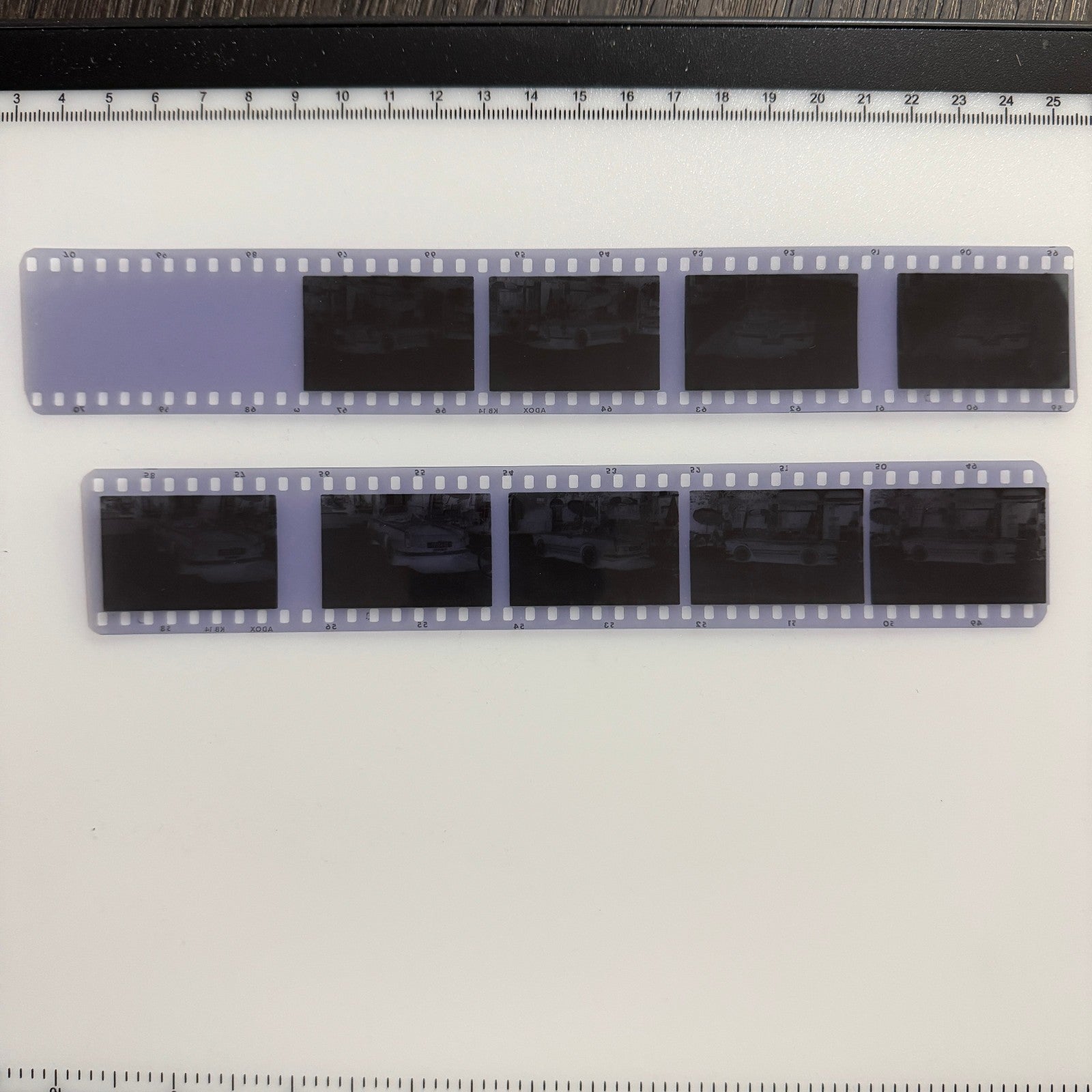 Alfa Romeo Photo NEGATIVES Convertible Car Negative Lot Vintage