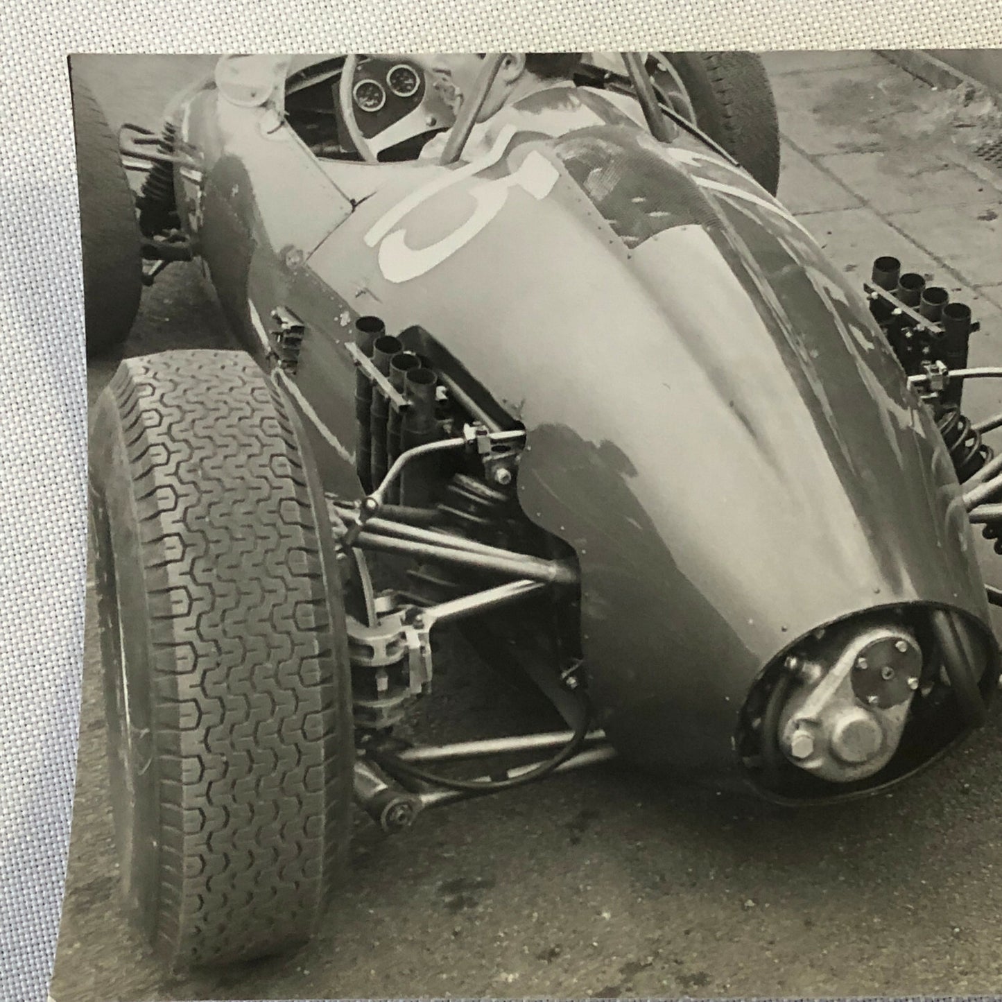 Vintage Grand Prix Car Racing Photo Photograph Print