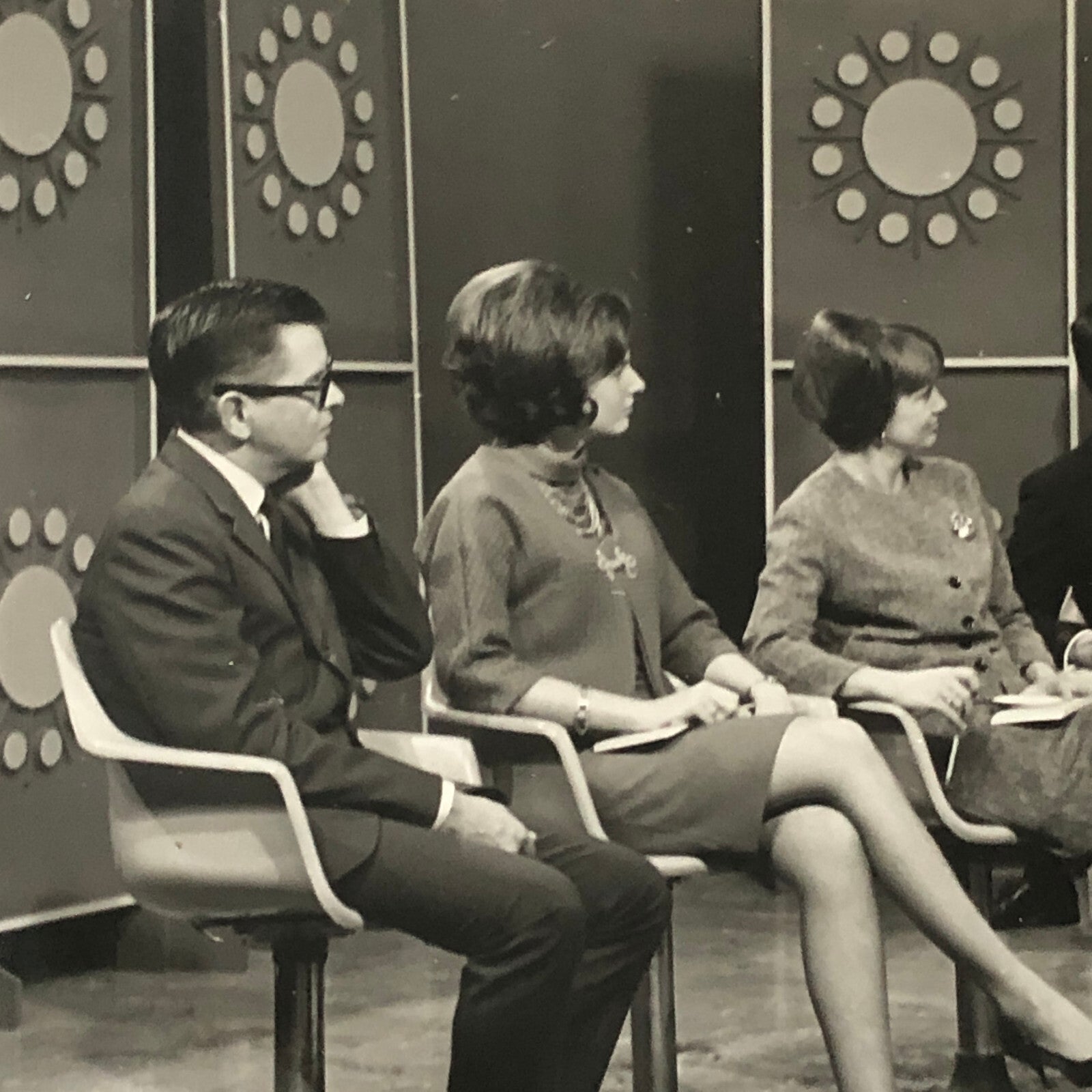 Vintage Photo Photograph Television Studio Show Camera People CFPL Lot of 2