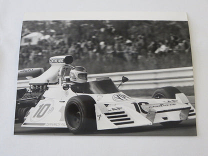 Vintage 1973 US Grand Prix Racing Photograph Photo - Carlos Reutemann Brabham 