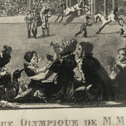 Vintage Photograph of French Circus Poster or Postcard Illustrations Photo