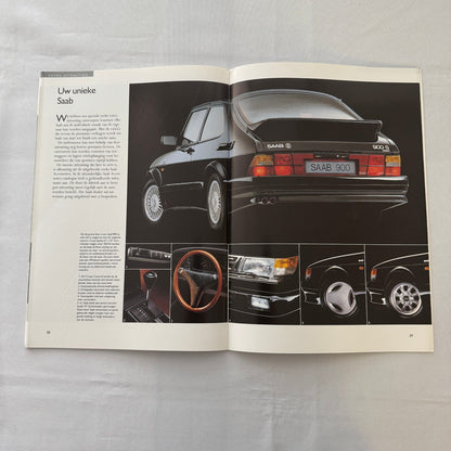 1992 Saab 900 Car Sales Brochure Catalog 900i 900 Cabriolet 900 Turbo DUTCH
