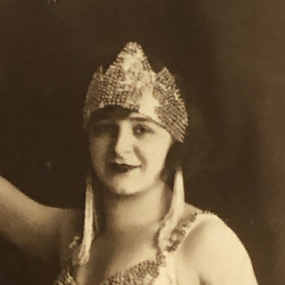 Circus Performer Dancer Acrobat Real Photo Postcard Post Card RPPC Photograph