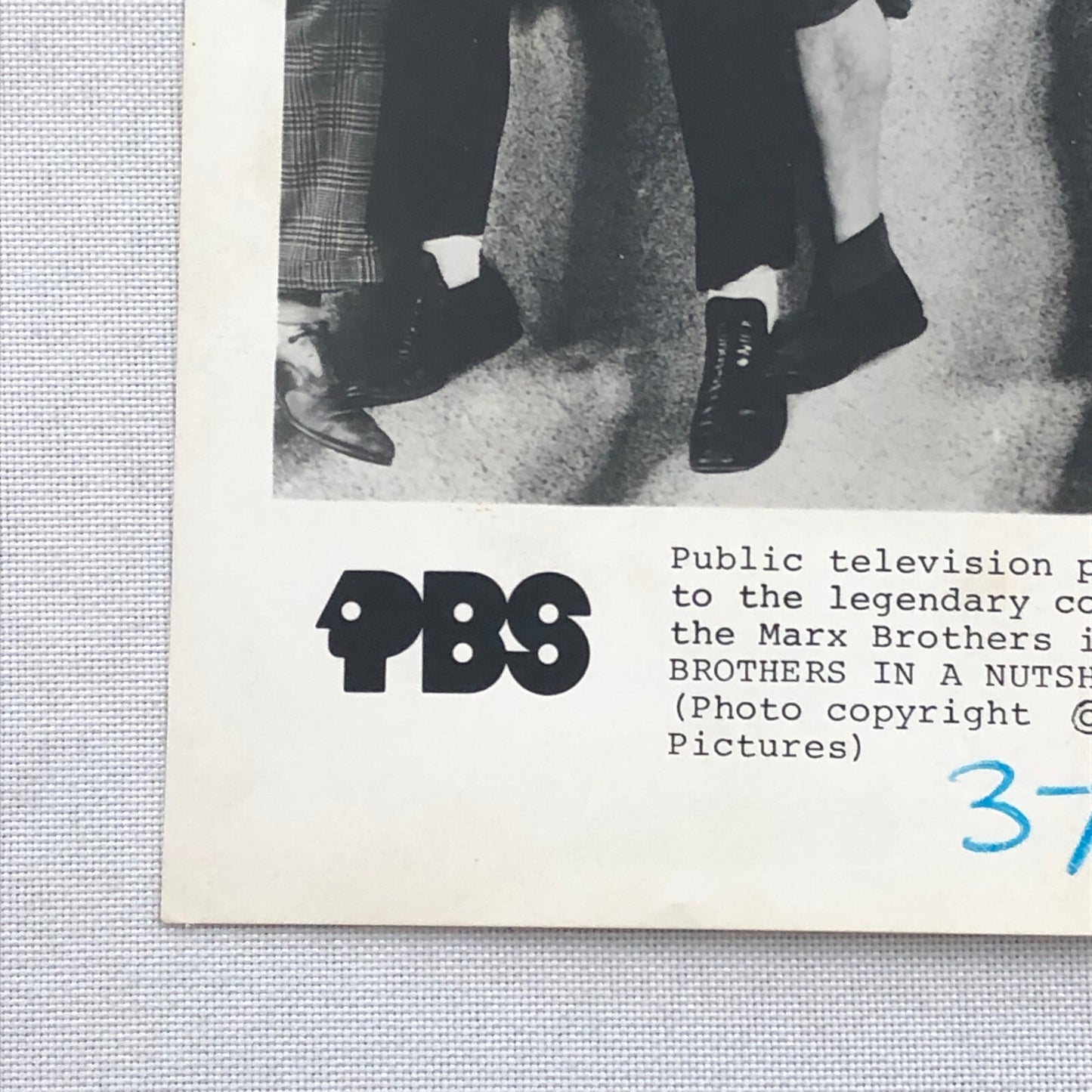 Marx Brothers PBS Television Special Press Photo Photograph Groucho Harpo Chico