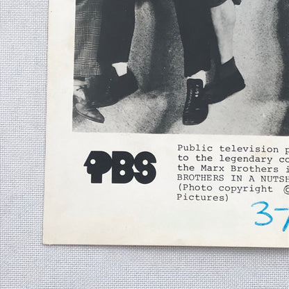 Marx Brothers PBS Television Special Press Photo Photograph Groucho Harpo Chico