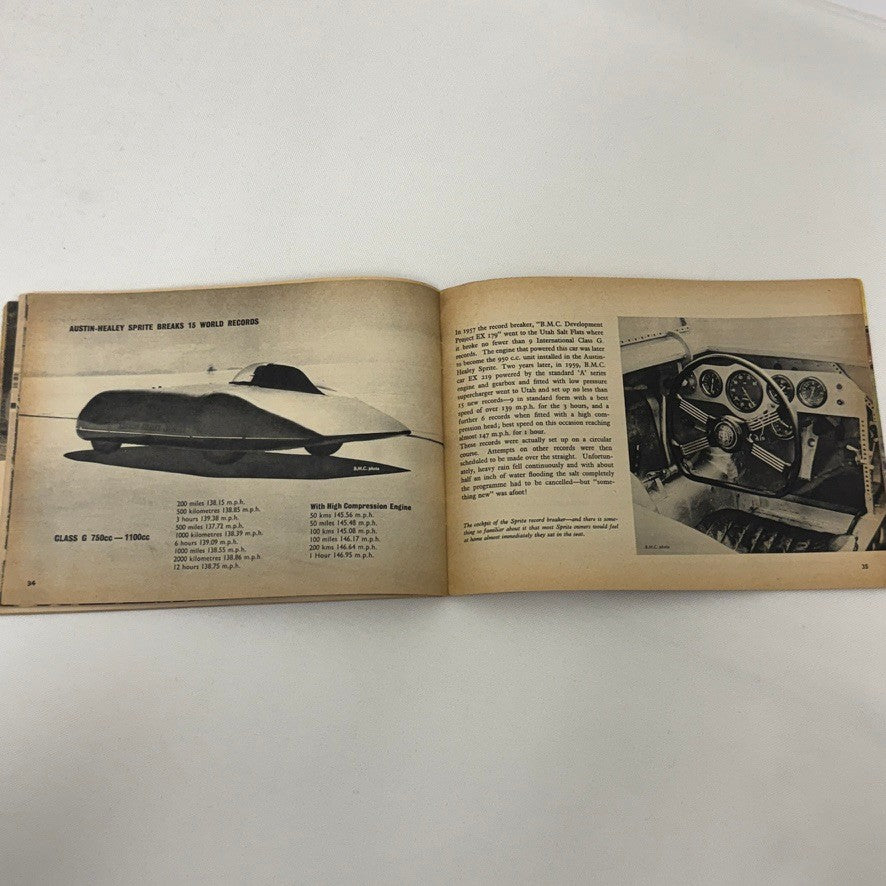 1959 Castrol Racing Achievements Brochure Rally Rallye Motorcycle Land Speed +