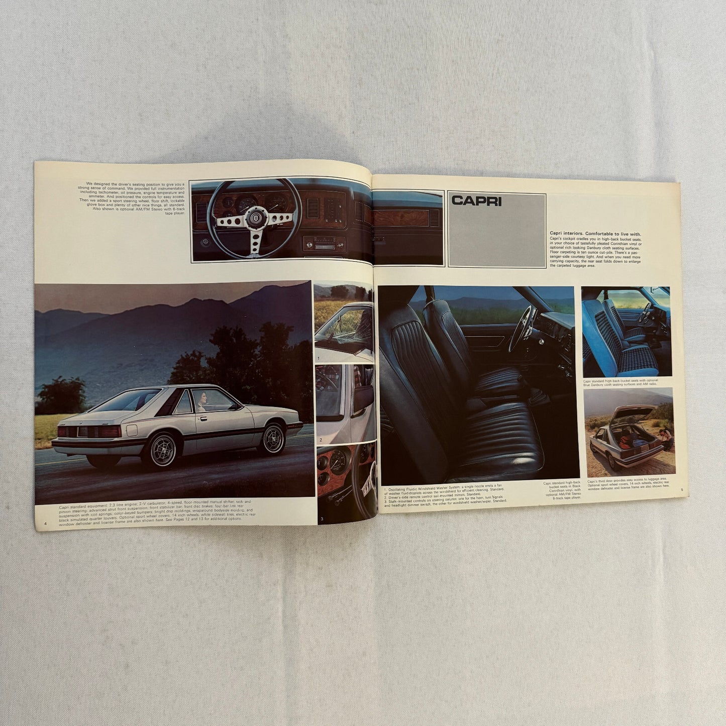 1979 Mercury Capri Car Sales Brochure Catalog Advertising Canadian