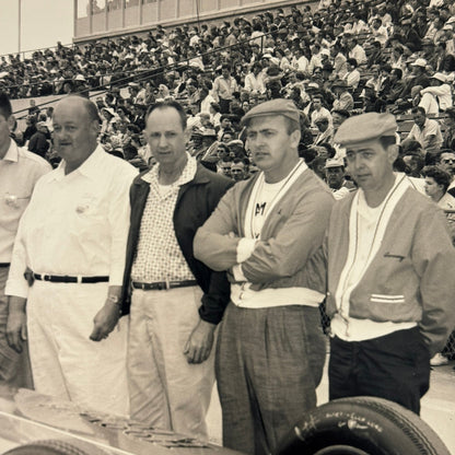Vintage Indy Racing Photo Tony Bettenhausen 1959 Car Motorsport Modern Print