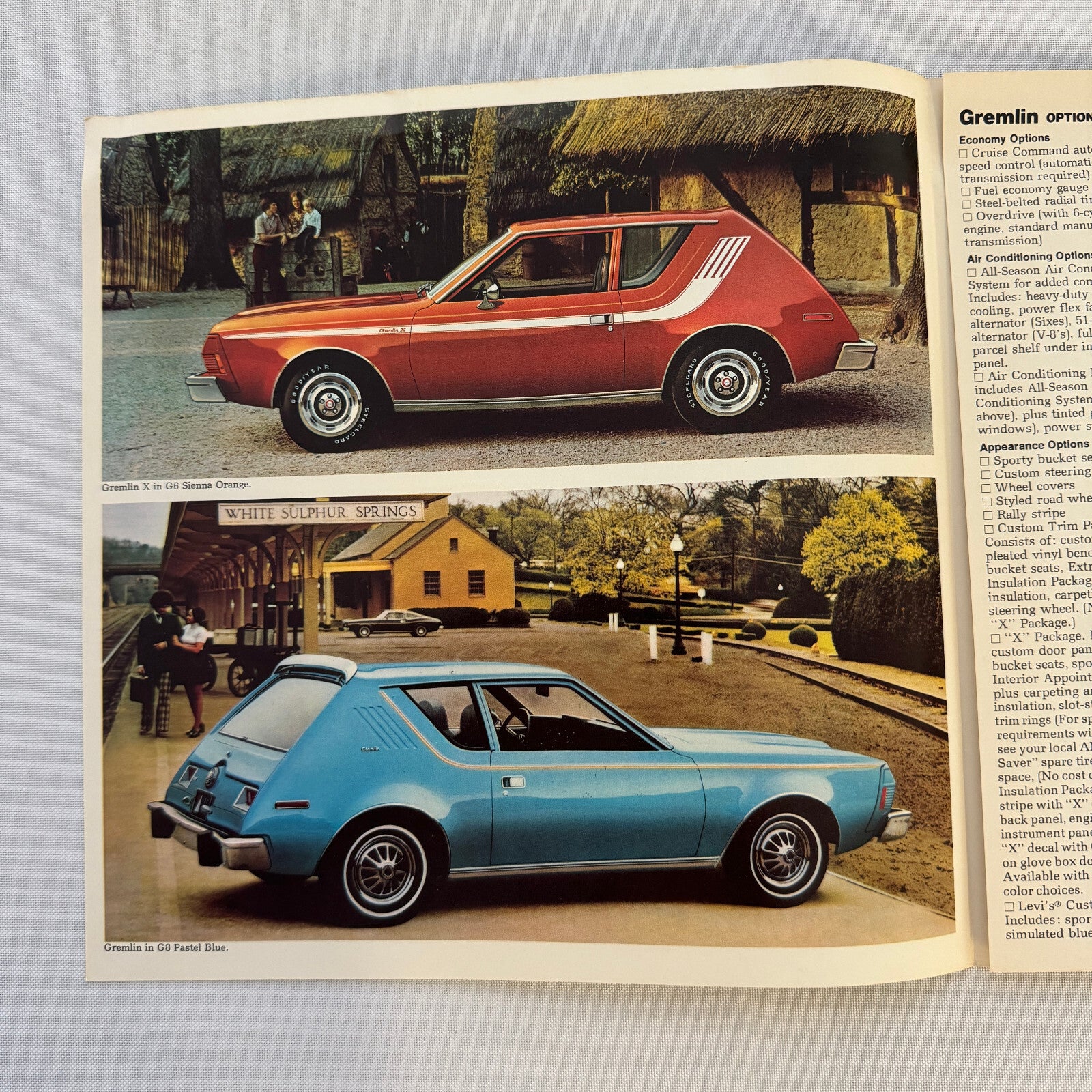 1975 AMC Gremlin Car Sales Brochure Catalog American Motors Gremlin Advertising