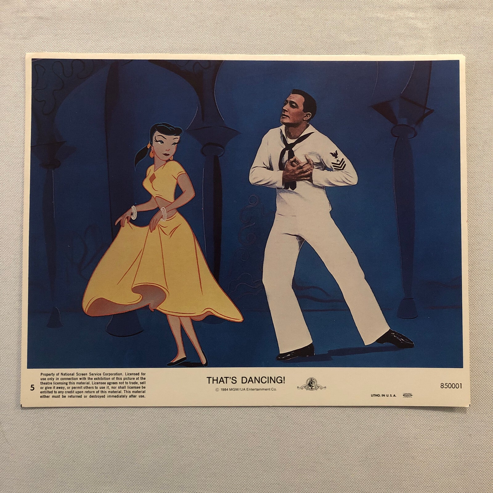 That's Dancing Movie Film Cartoon Lobby Card Mini Poster 1984