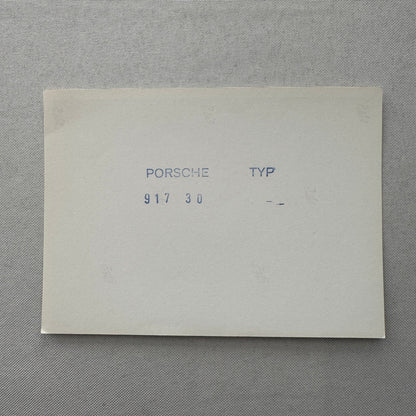 Porsche 917 30 Racing Car Photo Photograph Print Vintage Sunoco