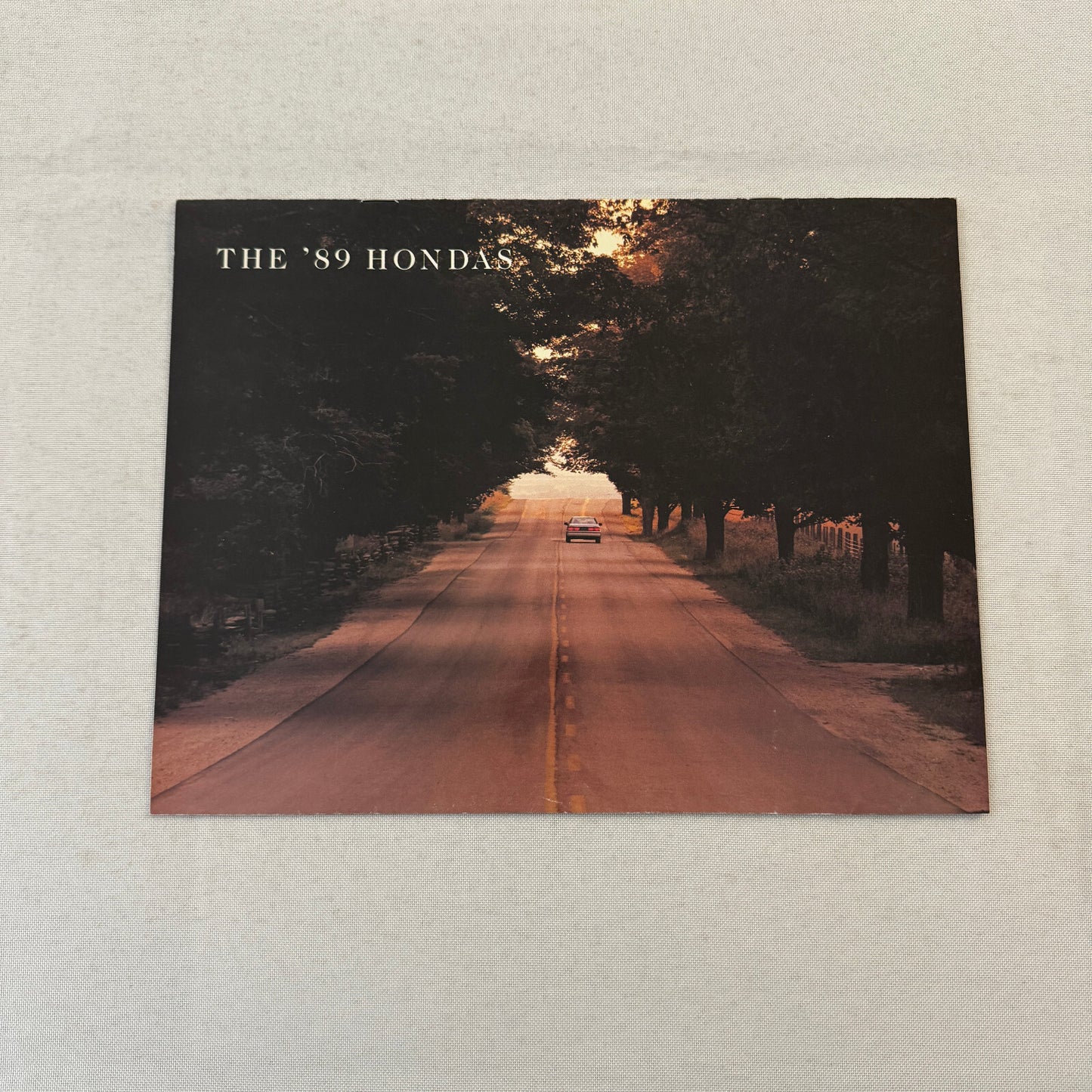 1989 Honda Sales Brochure Catalog CRX Civic Wagon Prelude Accord Coupe Canadian