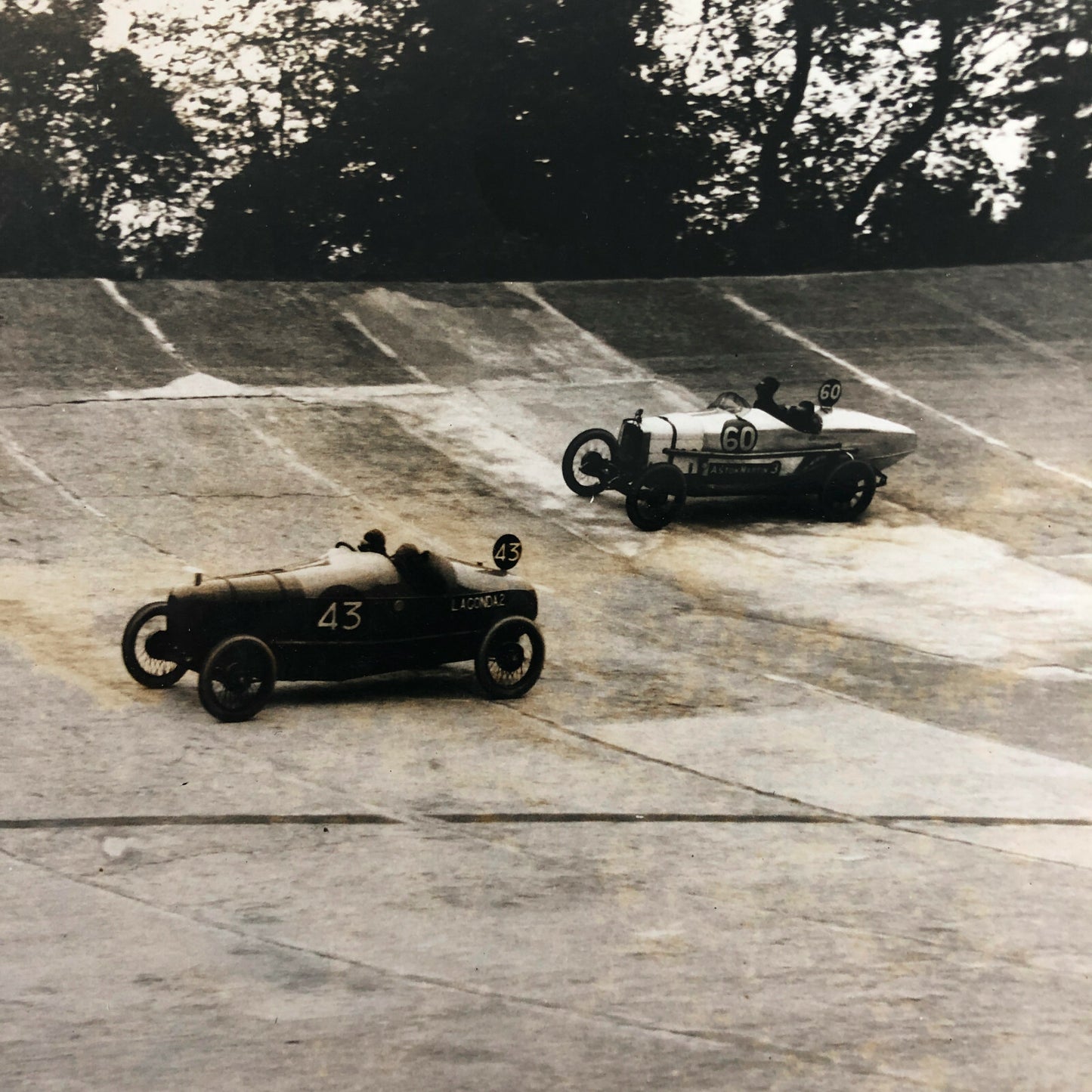 Vintage Racing Car Photo Photograph - Autocar Magazine Stamp 