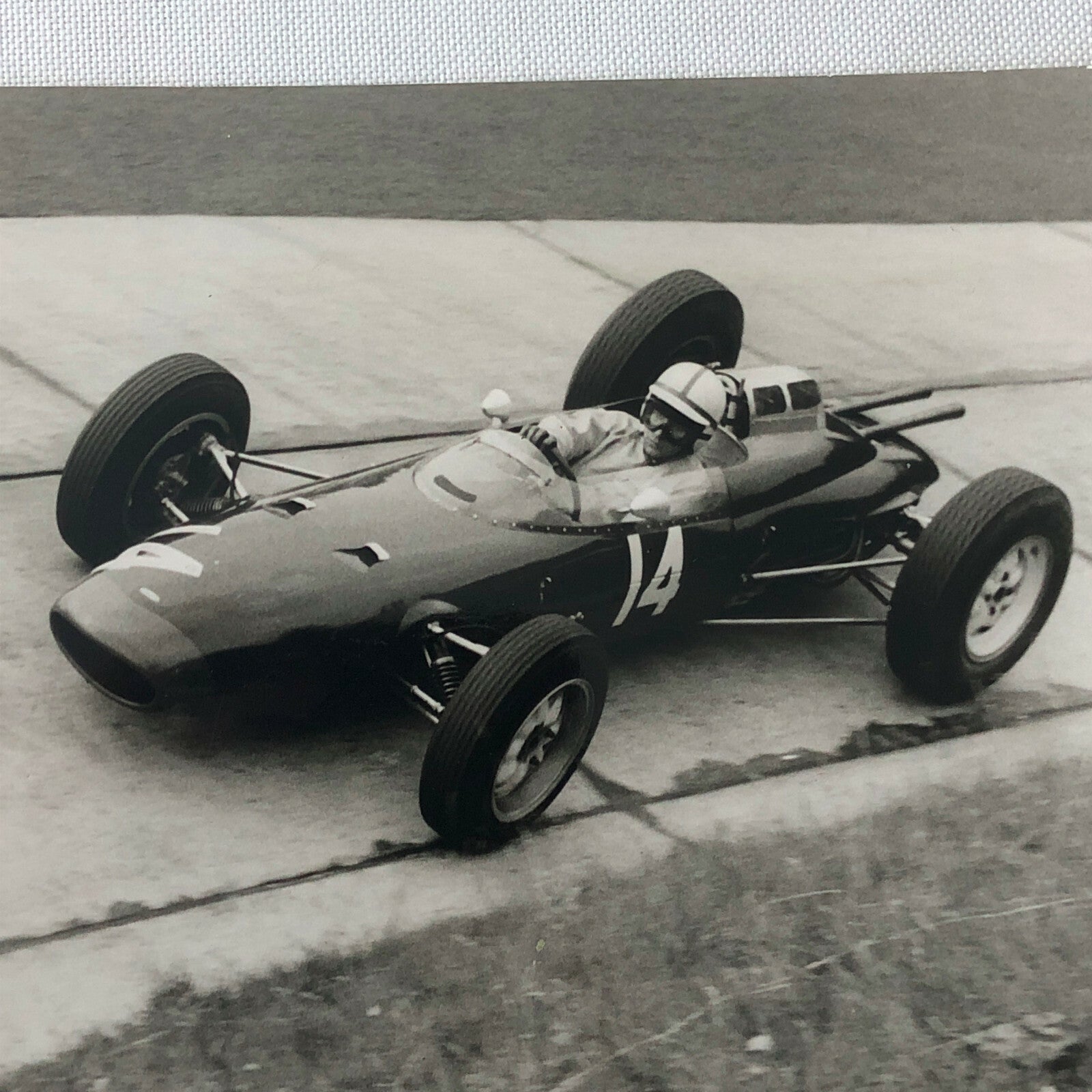 Vintage 1962 German Grand Prix Racing Photo Photograph John Surtees Lola Climax 