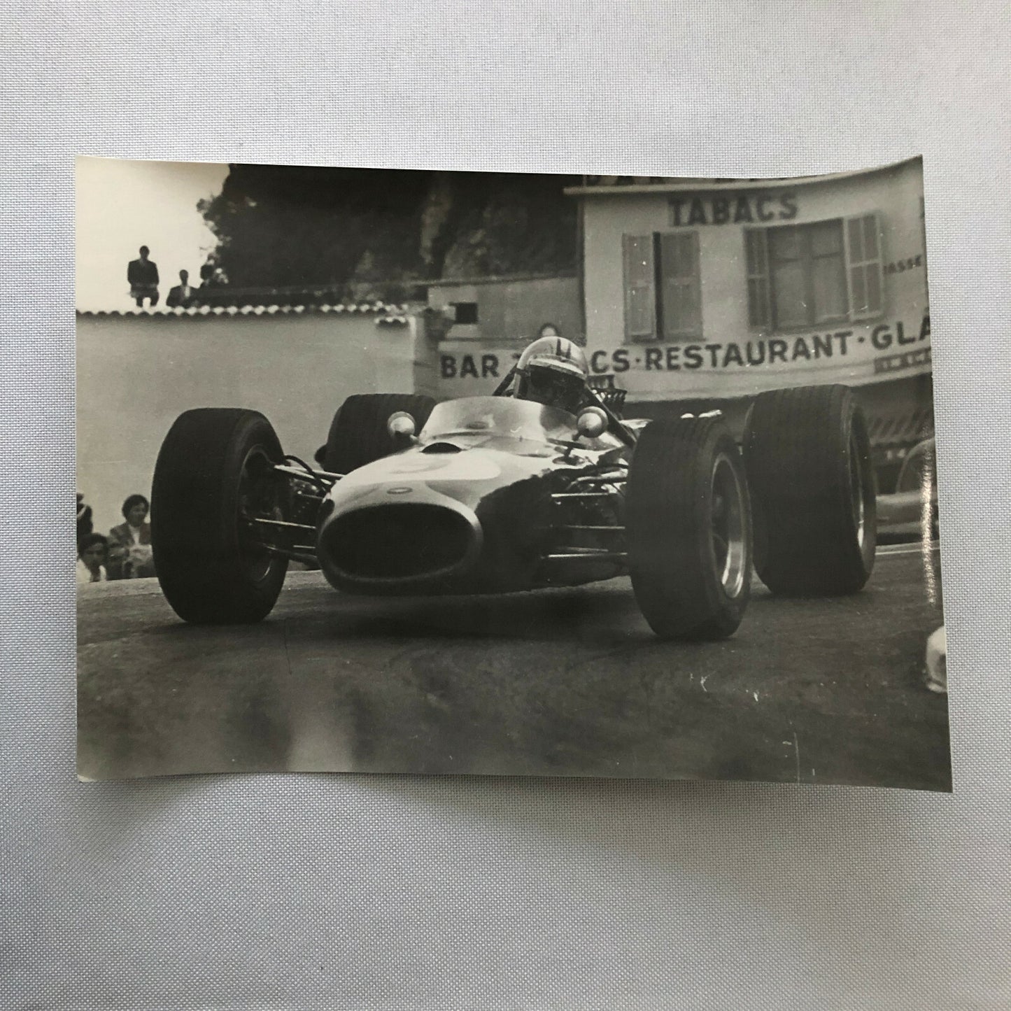 Vintage Racing Car Driver Photo Photograph Print 