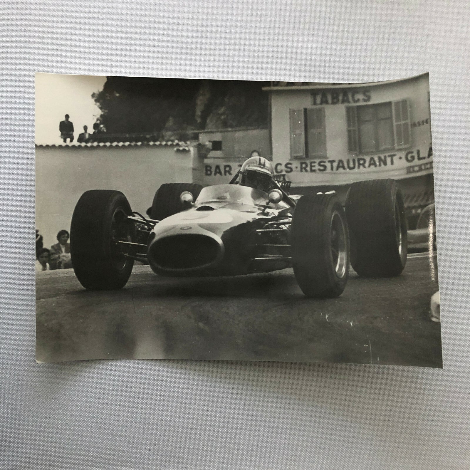 Vintage Racing Car Driver Photo Photograph Print 