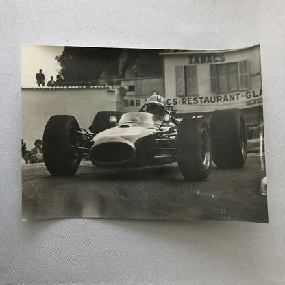 Vintage Racing Car Driver Photo Photograph Print 