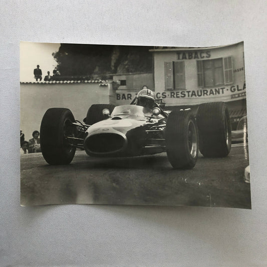 Vintage Racing Car Driver Photo Photograph Print 