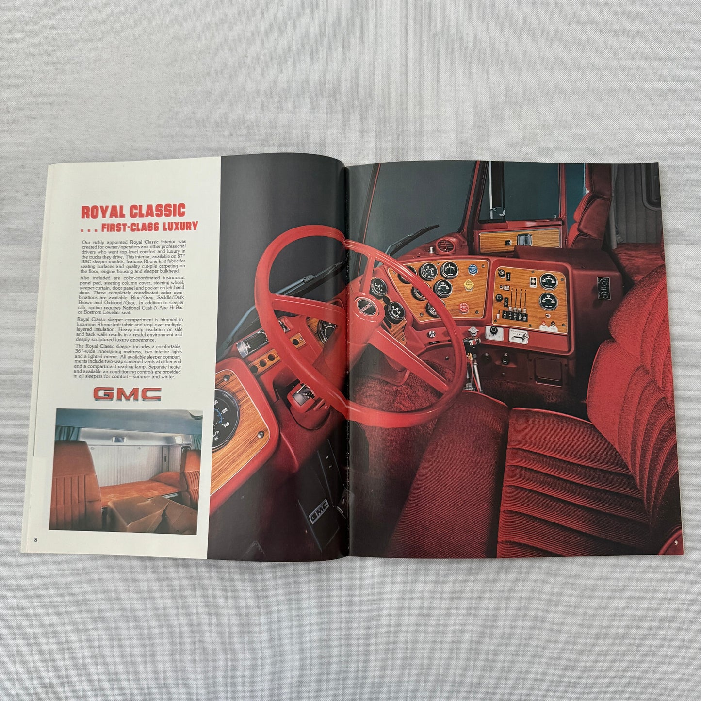 GMC Astro Truck Sales Brochure Catalog Advertising Vintage