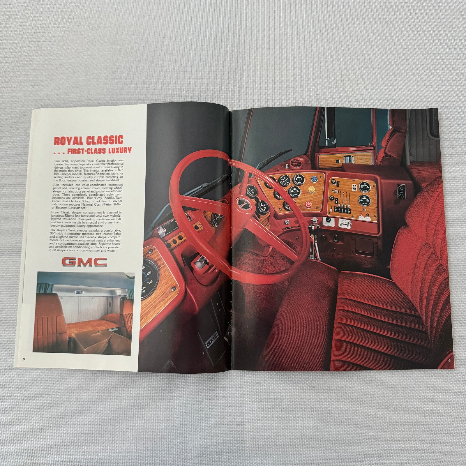 GMC Astro Truck Sales Brochure Catalog Advertising Vintage