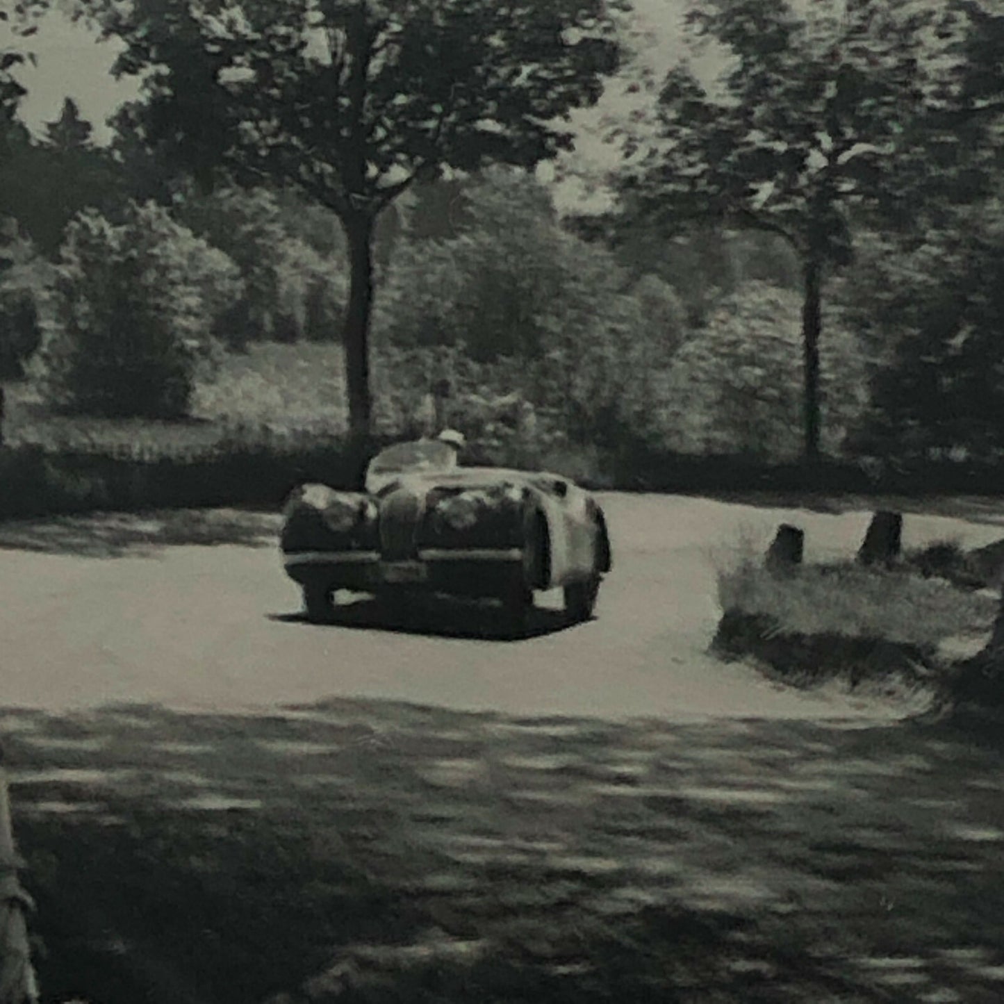 Vintage Jaguar XK120 Racing Photo Photograph XK 120 Convertible XK-120 1950