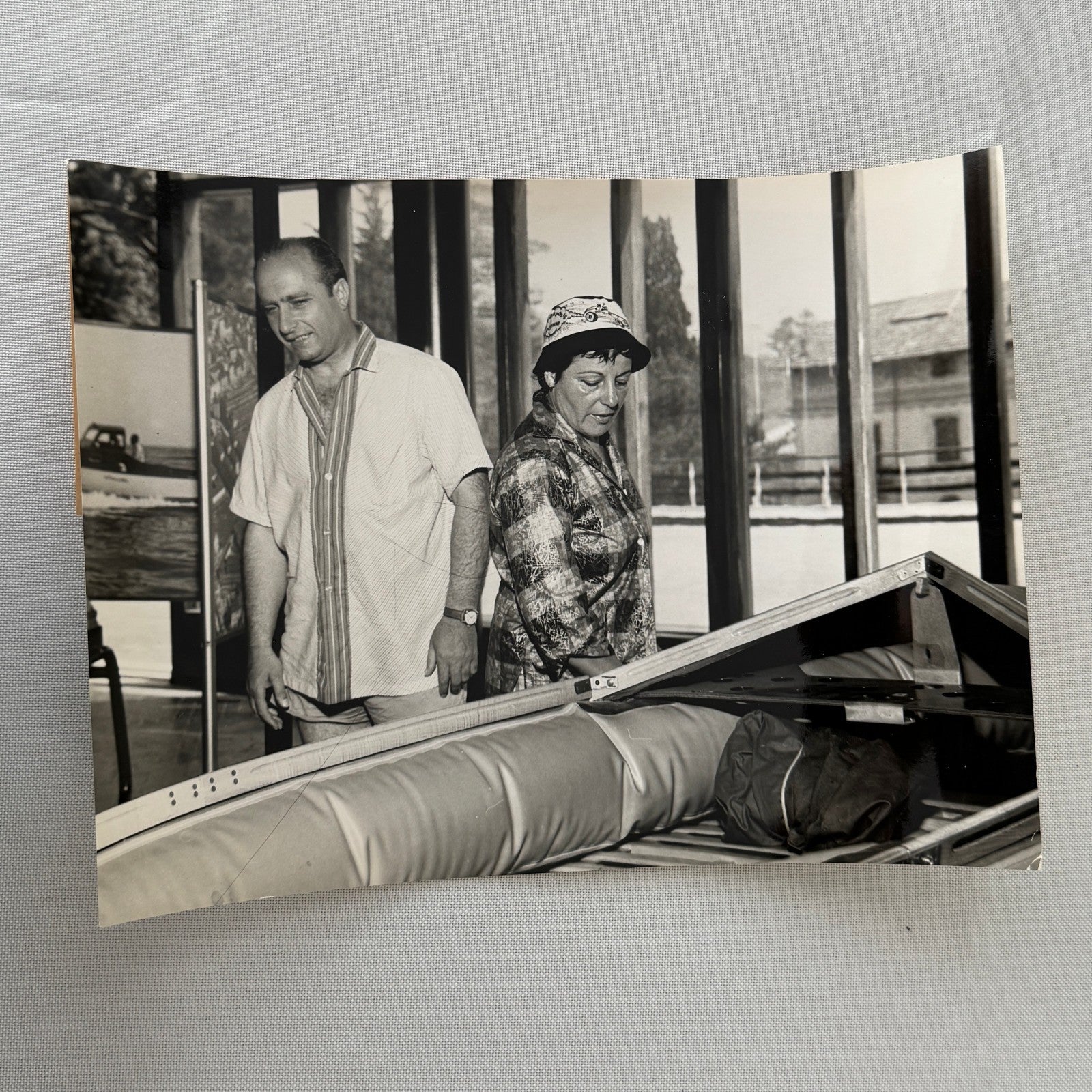 Juan Manuel Fangio Retirement Vacation Holiday Italian Press Photo F1 Racing