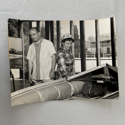 Juan Manuel Fangio Retirement Vacation Holiday Italian Press Photo F1 Racing