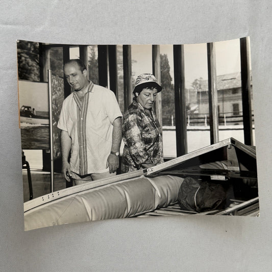 Juan Manuel Fangio Retirement Vacation Holiday Italian Press Photo F1 Racing