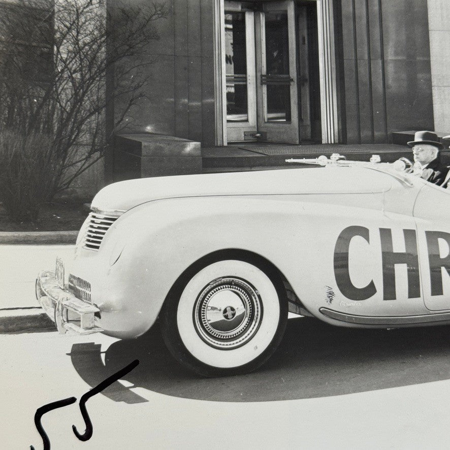 1941 Chrylser Pace Car Photo Photograph Vintage Image Modern Print