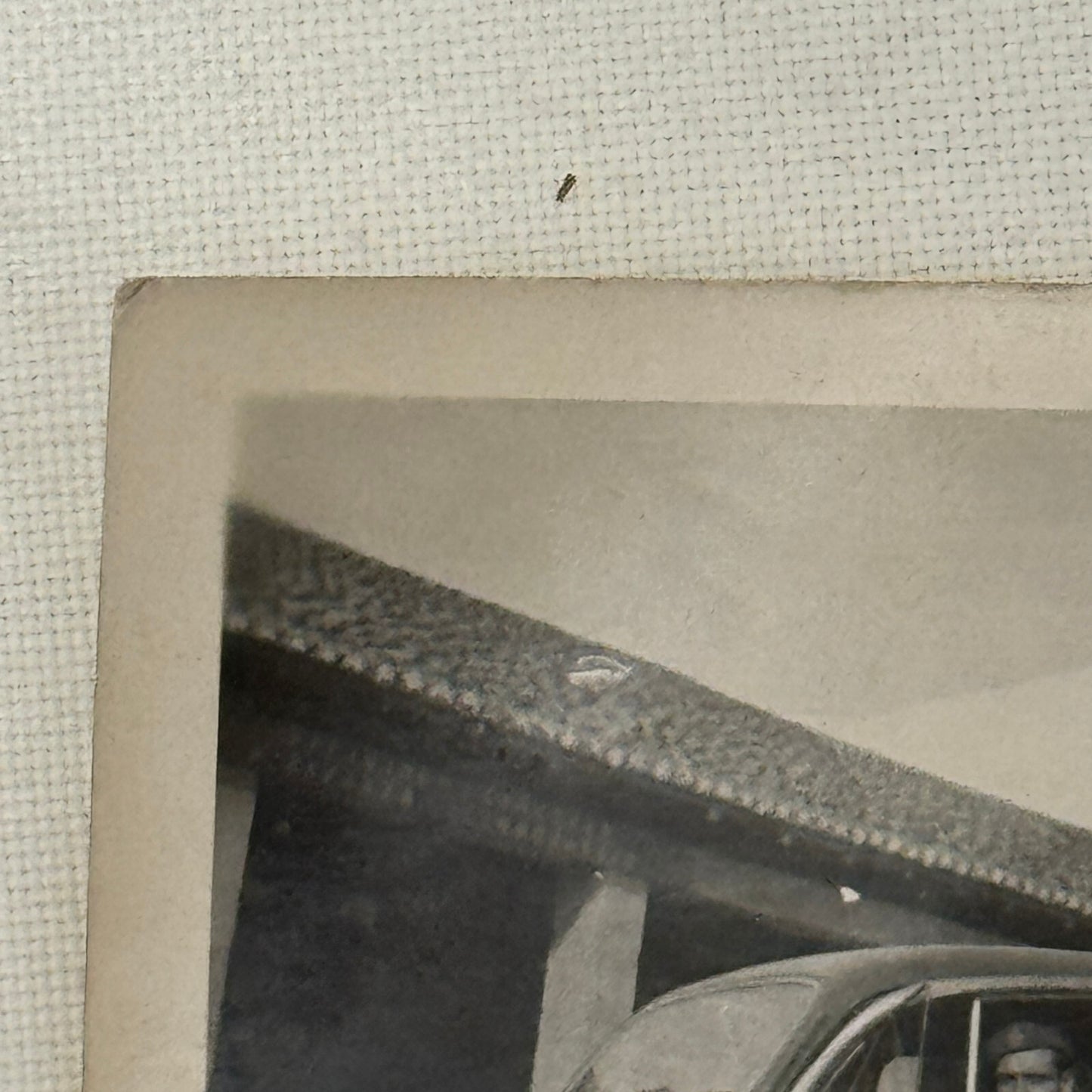 Vintage Photo Photograph Print Man in Early Automobile Car