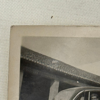 Vintage Photo Photograph Print Man in Early Automobile Car