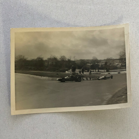 Vintage Grand Prix Car Racing Photo Photograph Print Motorsport Race