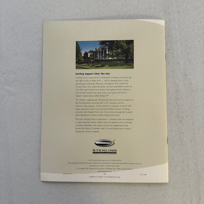 Sterling Truck L-Line L Line Sales Brochure Catalog Advertising