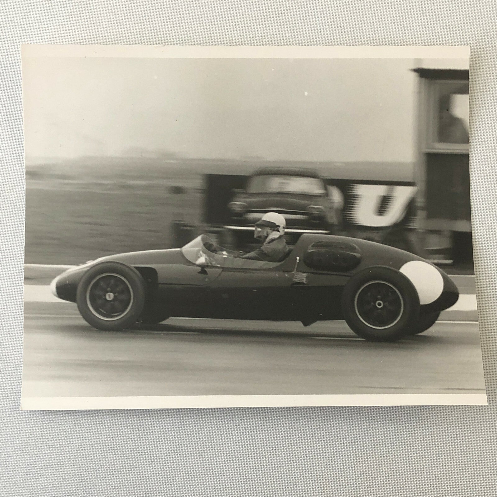 Vintage Racing Car Photo Photograph Print - D S Shale Cooper Car Goodwood 1958