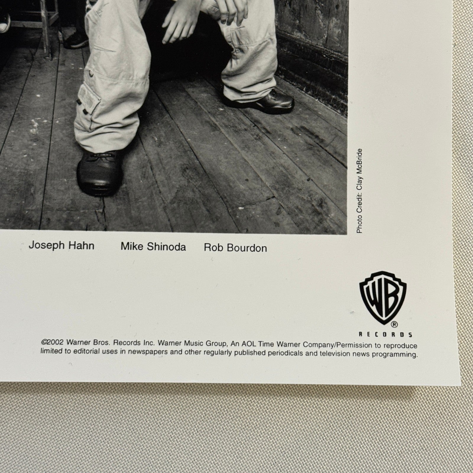 Linkin Park Music Publicity Press Photo Photograph Chester Bennington