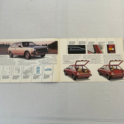 Honda Civic Hatchback and 1500 GL Car Sales Brochure Catalog Canadian 1979 1980