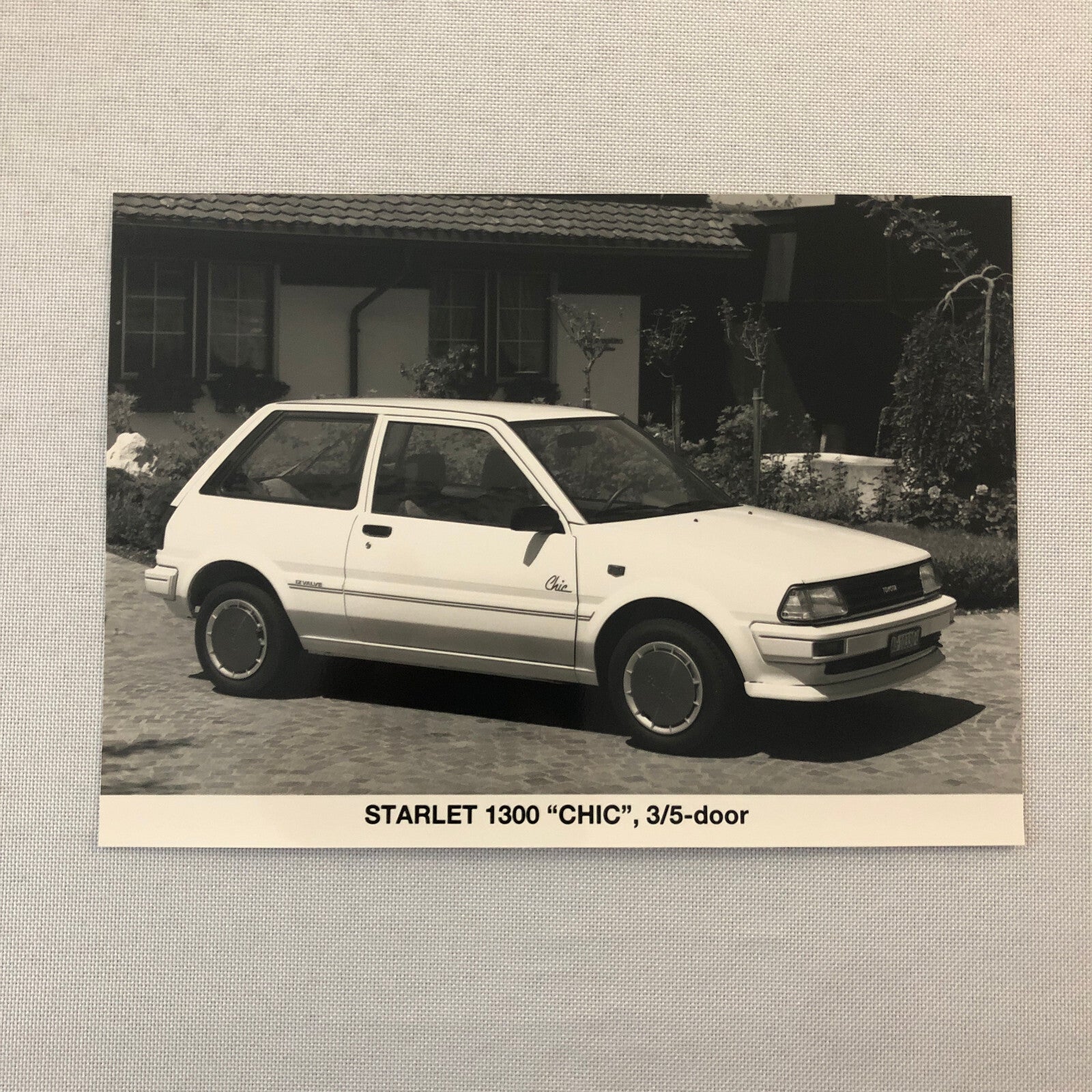 1989 Toyota Press Kit German Brochure Starlet Supra Carina Corolla Photos