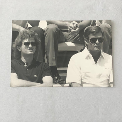 Vintage Indy Indianapolis Racing Photo Photograph Al Unser Jr Fabrizio Barbazza