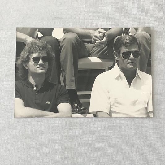 Vintage Indy Indianapolis Racing Photo Photograph Al Unser Jr Fabrizio Barbazza